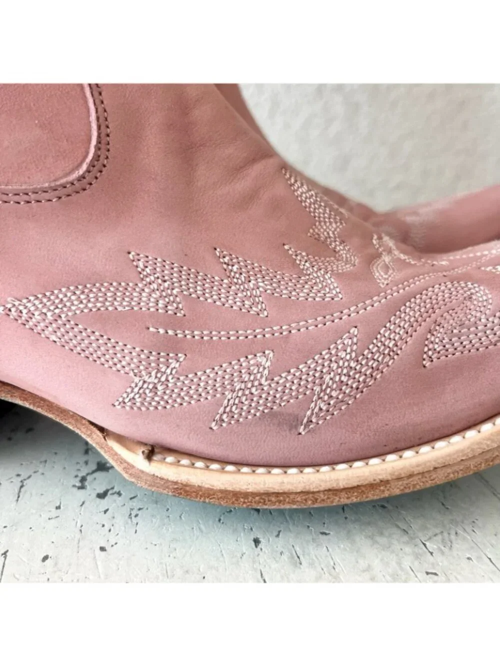 Lane LEXINGTON Over the Knee Womens Cowboy Boots 8.5 Pink Western Cowgirl Tall